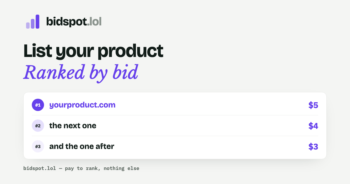 bidspot.lol Open Graph preview